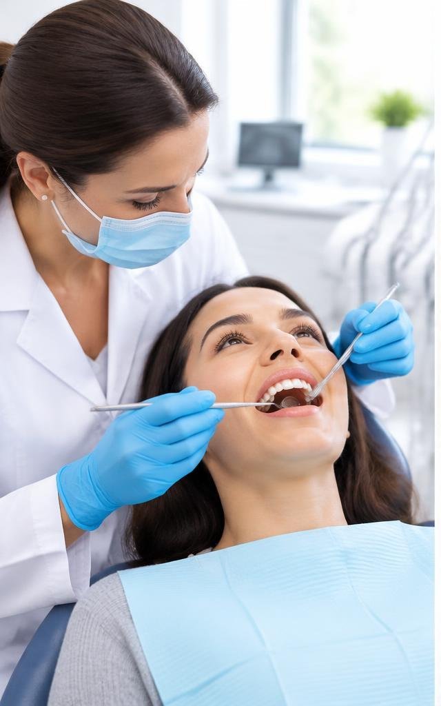 Illustrative general dentistry consultation